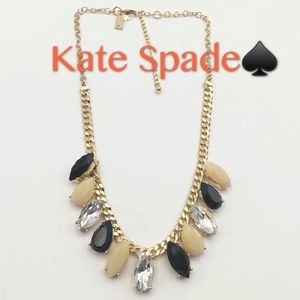 Kate Spade Crystal Candy drop statement necklace